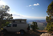 Porcupine Rim - Camping - Castle Valley Overlook - Sportsmobile