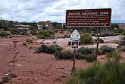 Moab - Arches National Park - Entrance - Sign