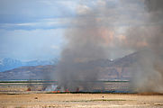 Pony Express Trail - Fish Springs National Wildlife Refuge - Fire