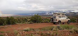 Capitol Reef National Park - Camping near Oak Creek - Sportsmobile