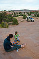 Camping near Hole in the Rock - Sportsmobile