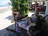 Yucatan - Campeche - Restaurants North of Town along Shore - Calakmul - Michelada - Lunch - Lyra - Geoff
