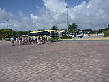 Yucatan - Tulum - Ruin - Parking Lot - Busses