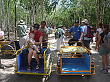 Yucatan - Coba - Ruin - Tricycle Taxis - Laura - Lyra