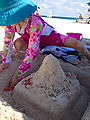 Puerto Morelos - Sand Castle - Beach - Lyra (Photo by Laura)