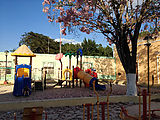 Valladolid - Parque Sisal - Playground - Lyra (Photo by Laura)