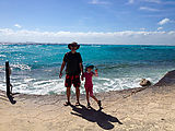 Isla Mujeres - Cliff of the Dawn - Beach - Geoff - Lyra (Photo by Laura)
